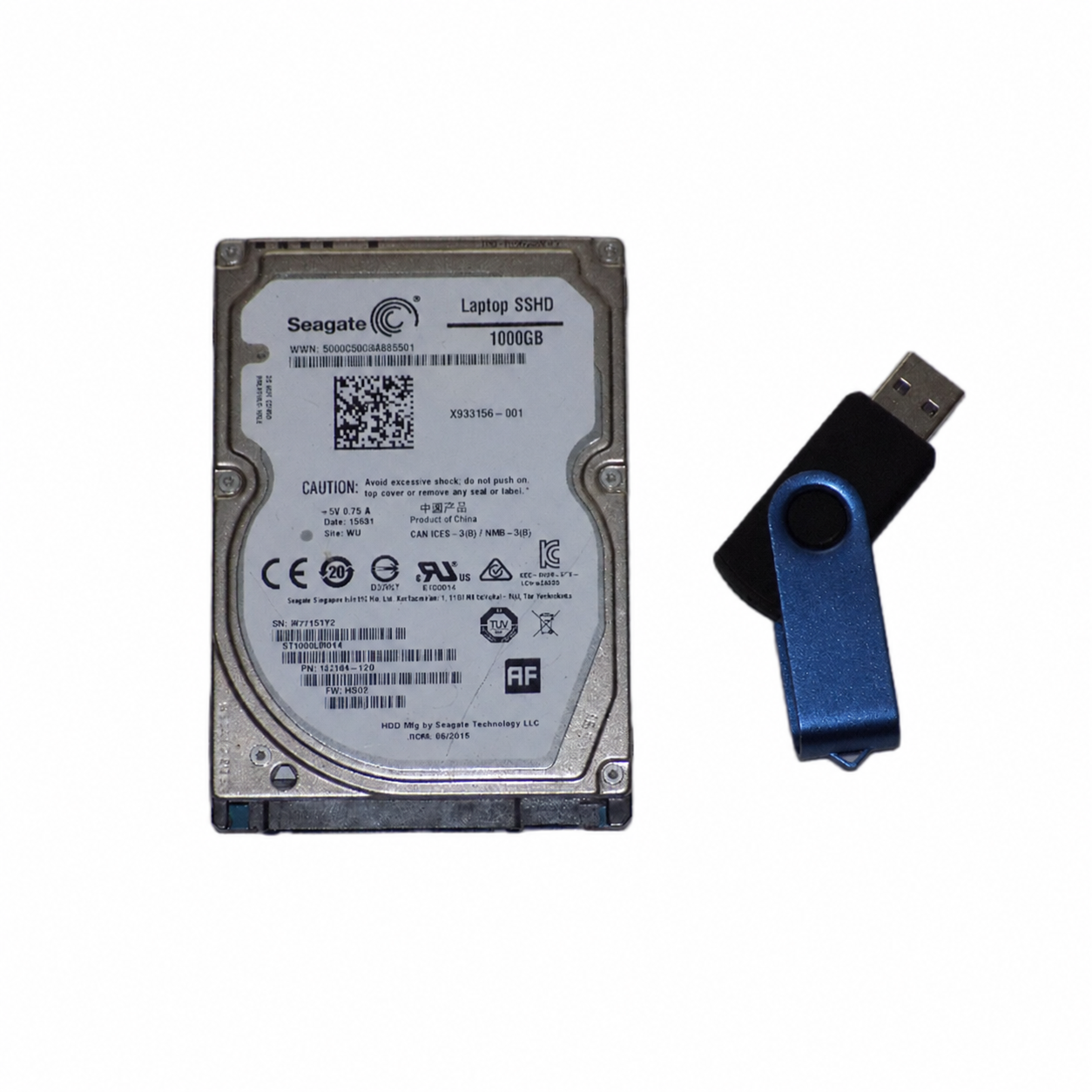 PS4 Console Part - Internal Hard Drive 1TB & USB Software