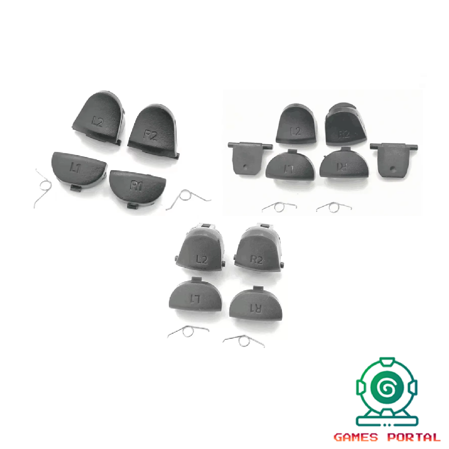 PlayStation 4 / PS4 Replacement Controller L1 R1 L2 R2 Buttons & Springs
