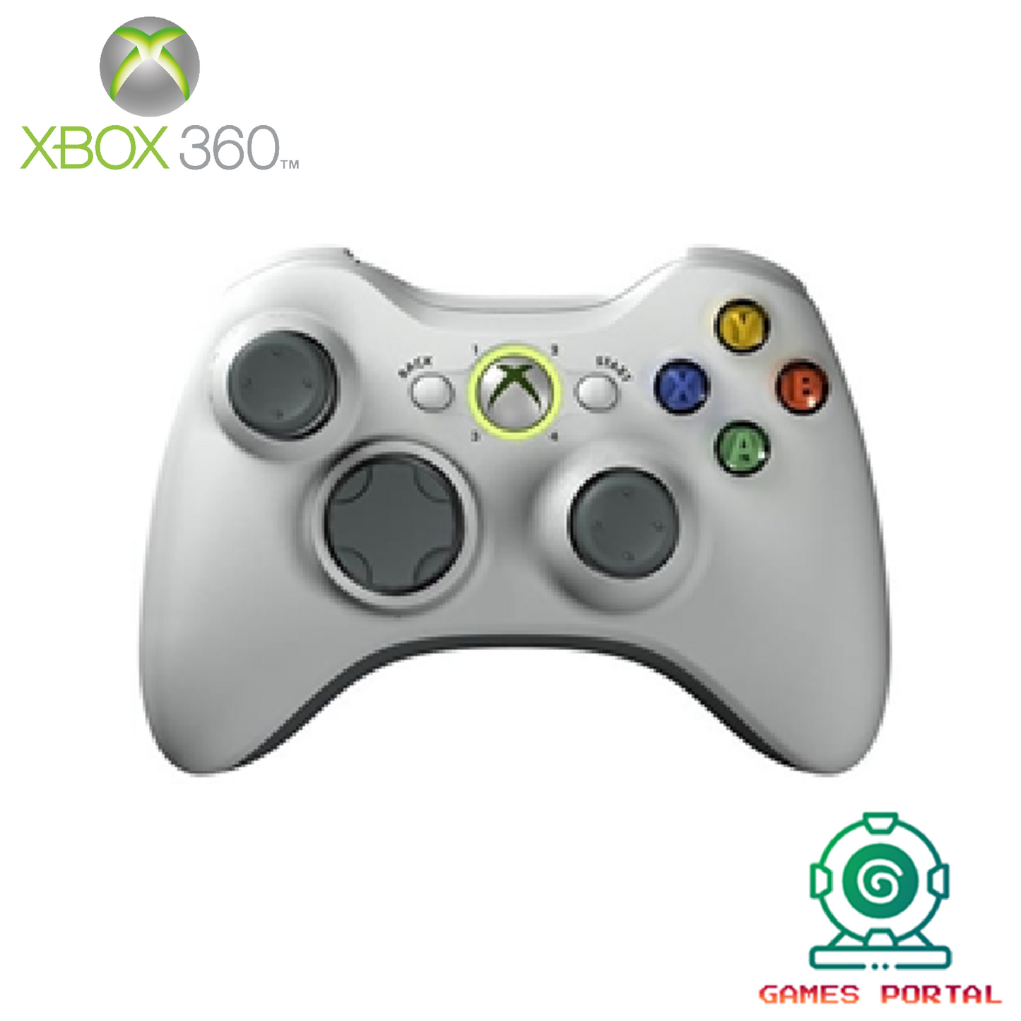 Xbox 360 Official Genuine Microsoft Controller - Wireless - New Thumbsticks