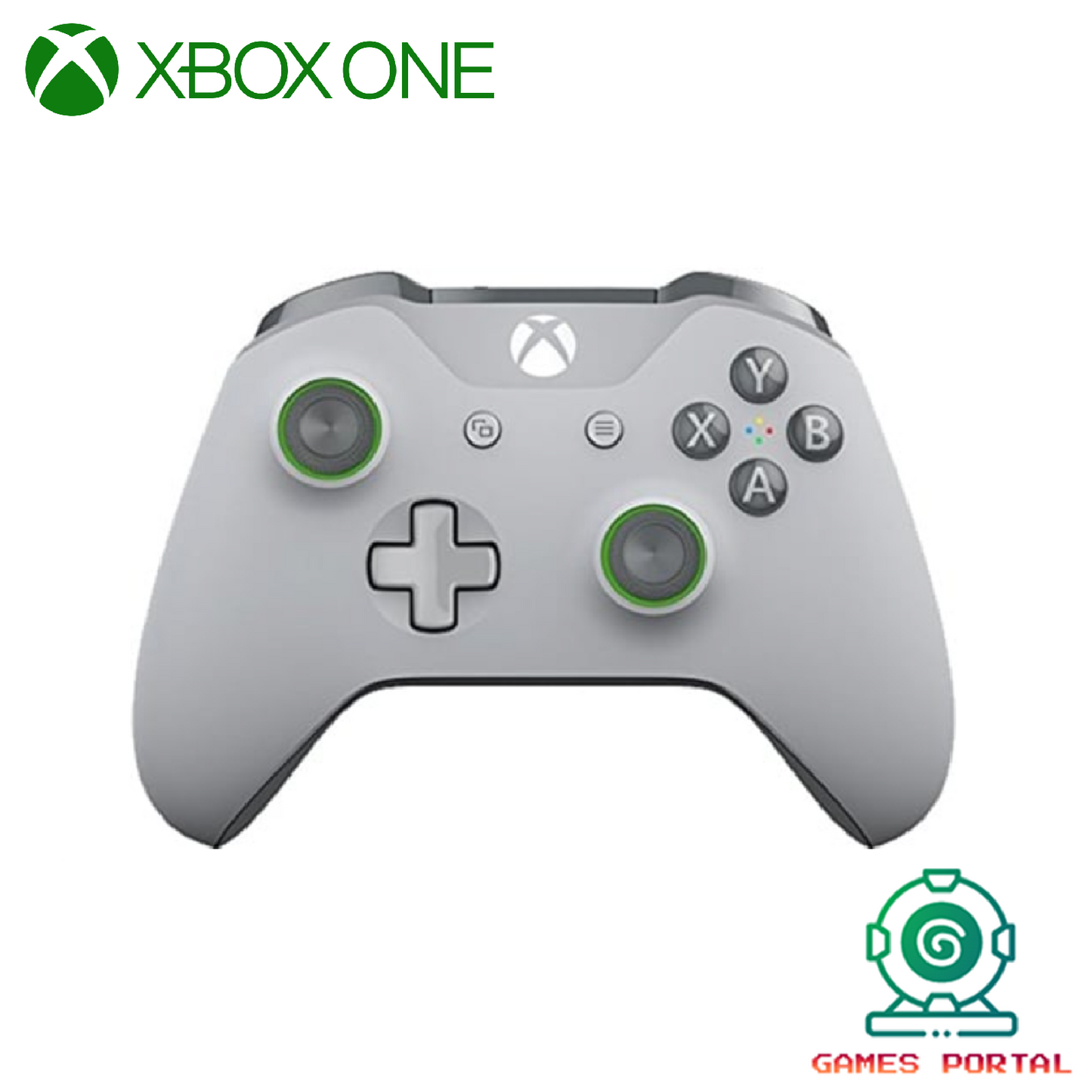 Microsoft Xbox One S / X Wireless Controller – Genuine OEM – Grey / Green