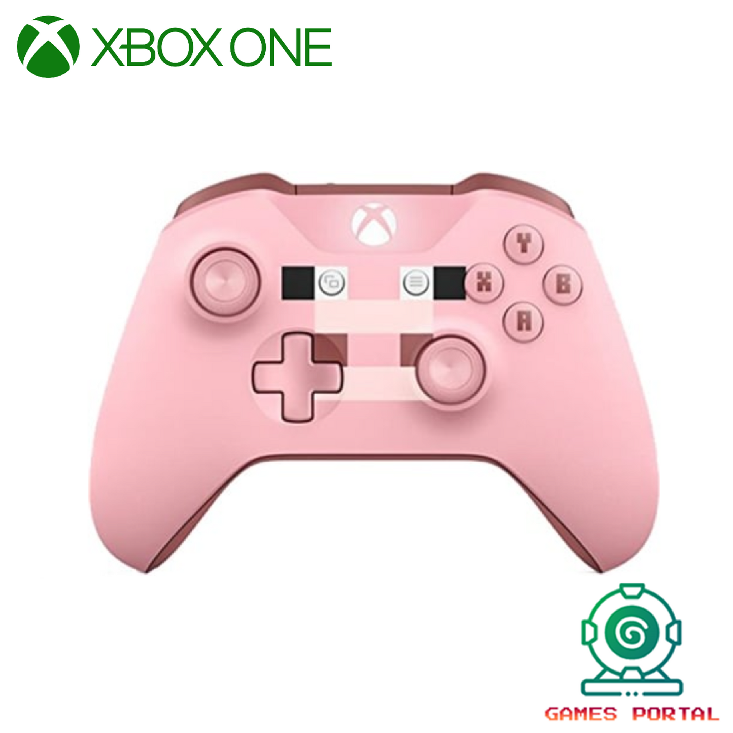 Microsoft Xbox One S / X Wireless Controller – Genuine OEM – Minecraft Pig
