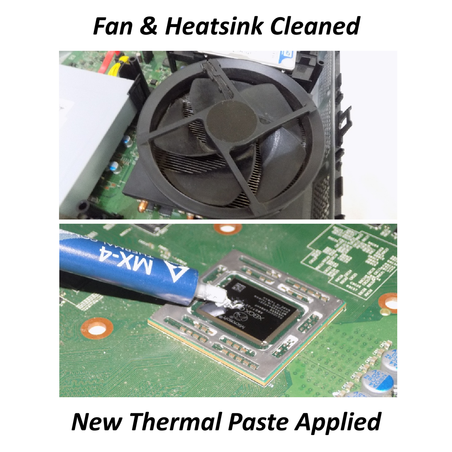 Microsoft Xbox One 500GB Console Only – Cleaned & Serviced - Gloss Black