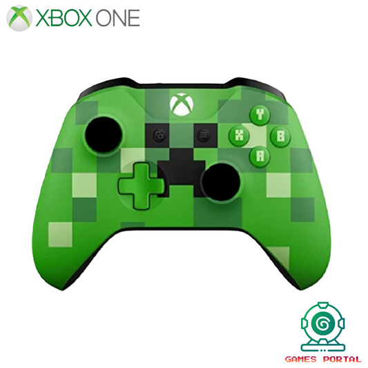 Xbox One S Official Genuine Wireless Controller - Minecraft Creeper (1708)