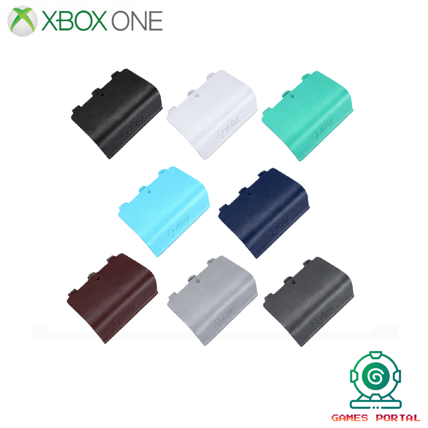 Xbox One S Controller (1708) Replacement Part - Battery Cover (With Logo)