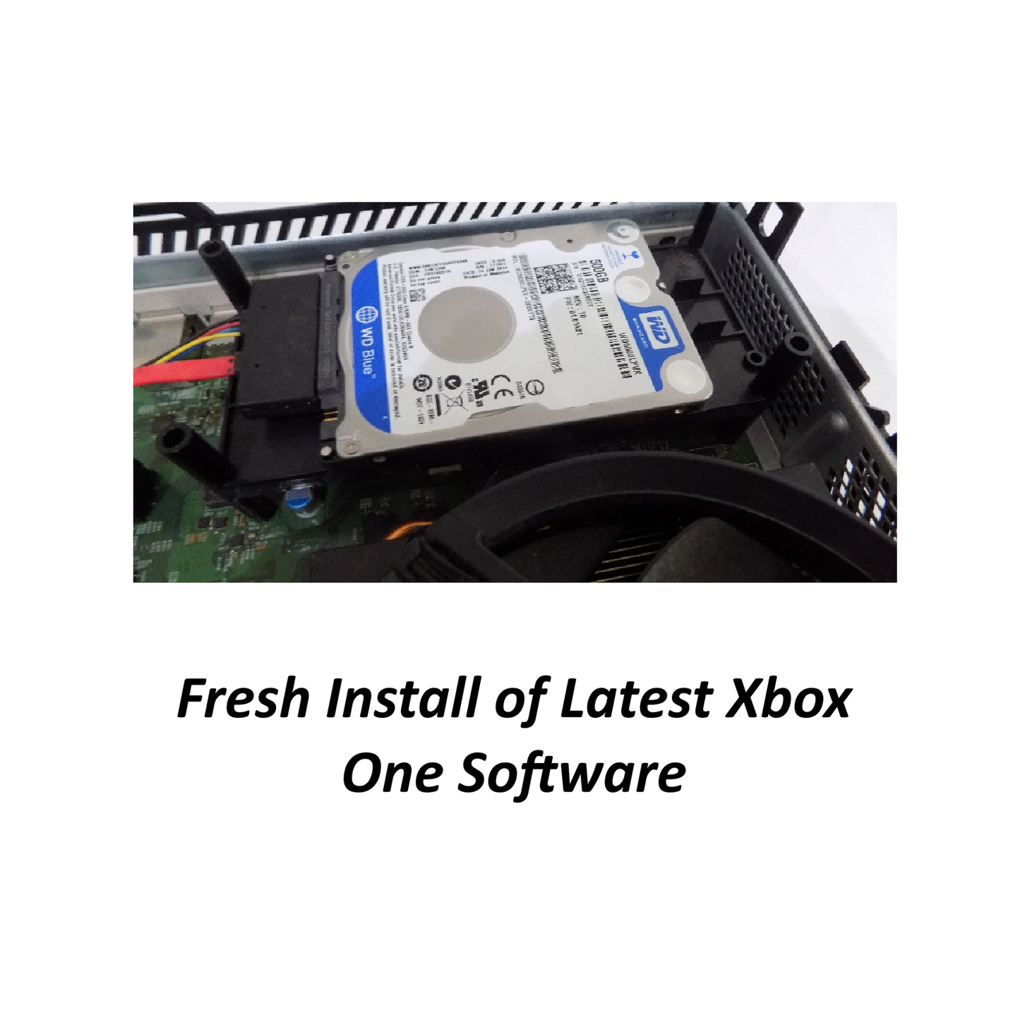 Microsoft Xbox One 500GB Console Only – Cleaned & Serviced - Gloss Black