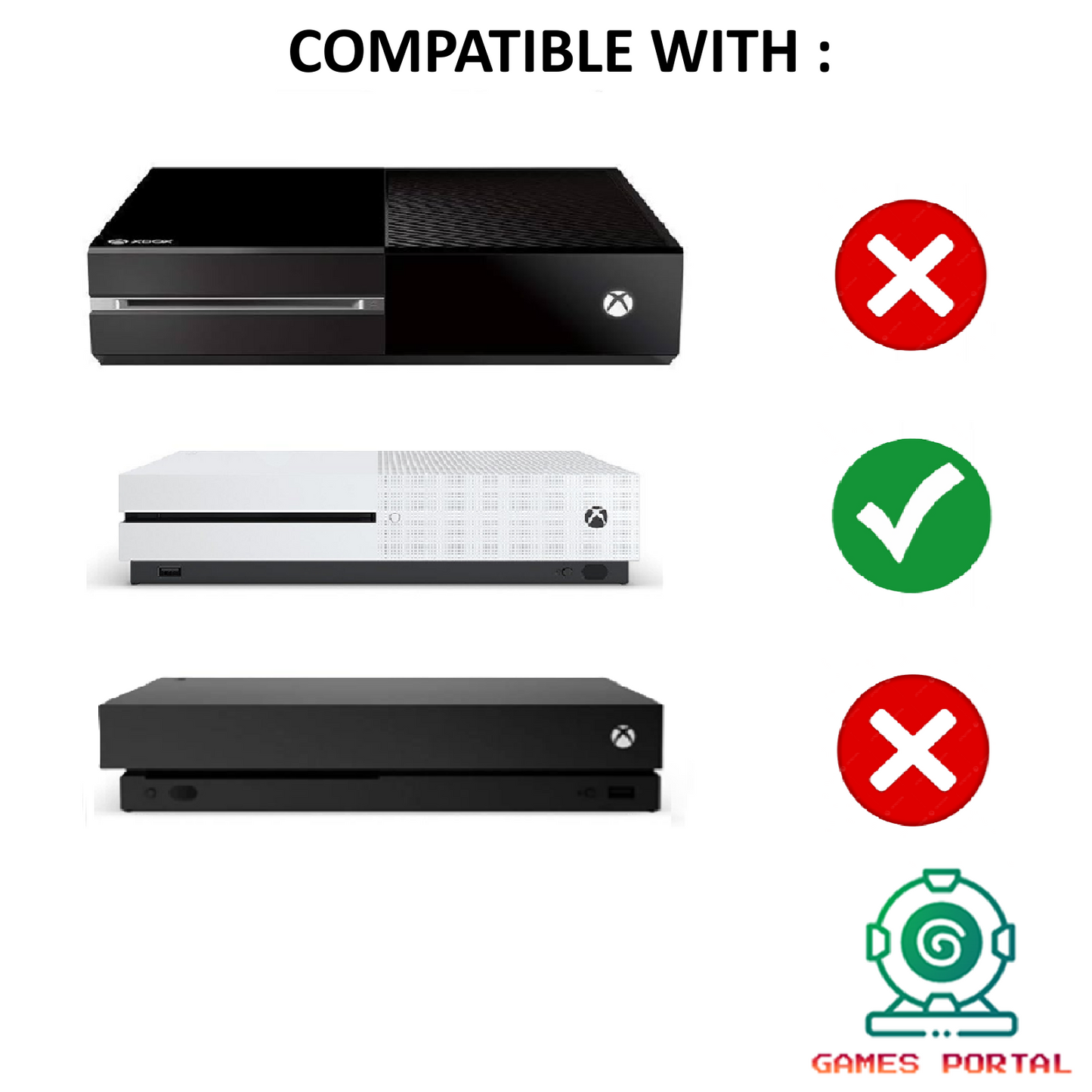 Xbox One S Console Internal Power Supply – Genuine OEM (1681)