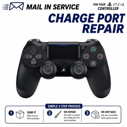 PS4 Controller Repair Service - Charge Port Replacement