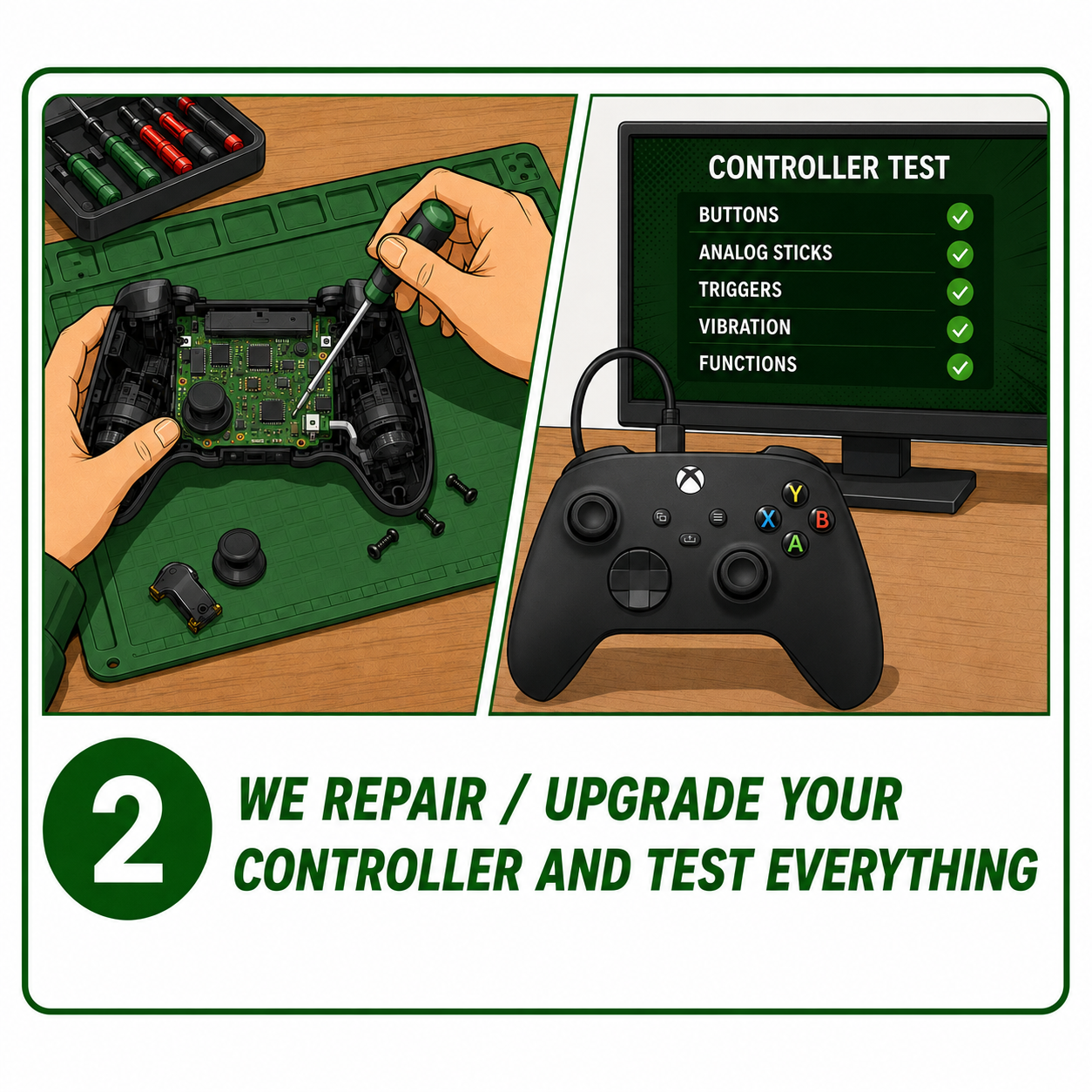 Xbox Series X|S Controller Service - Analog Stick Drift Repair (1914)