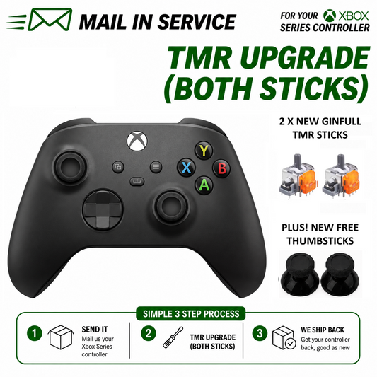 Xbox Series Controller Service - GinFull TMR Upgrade / Stick Drift Repair