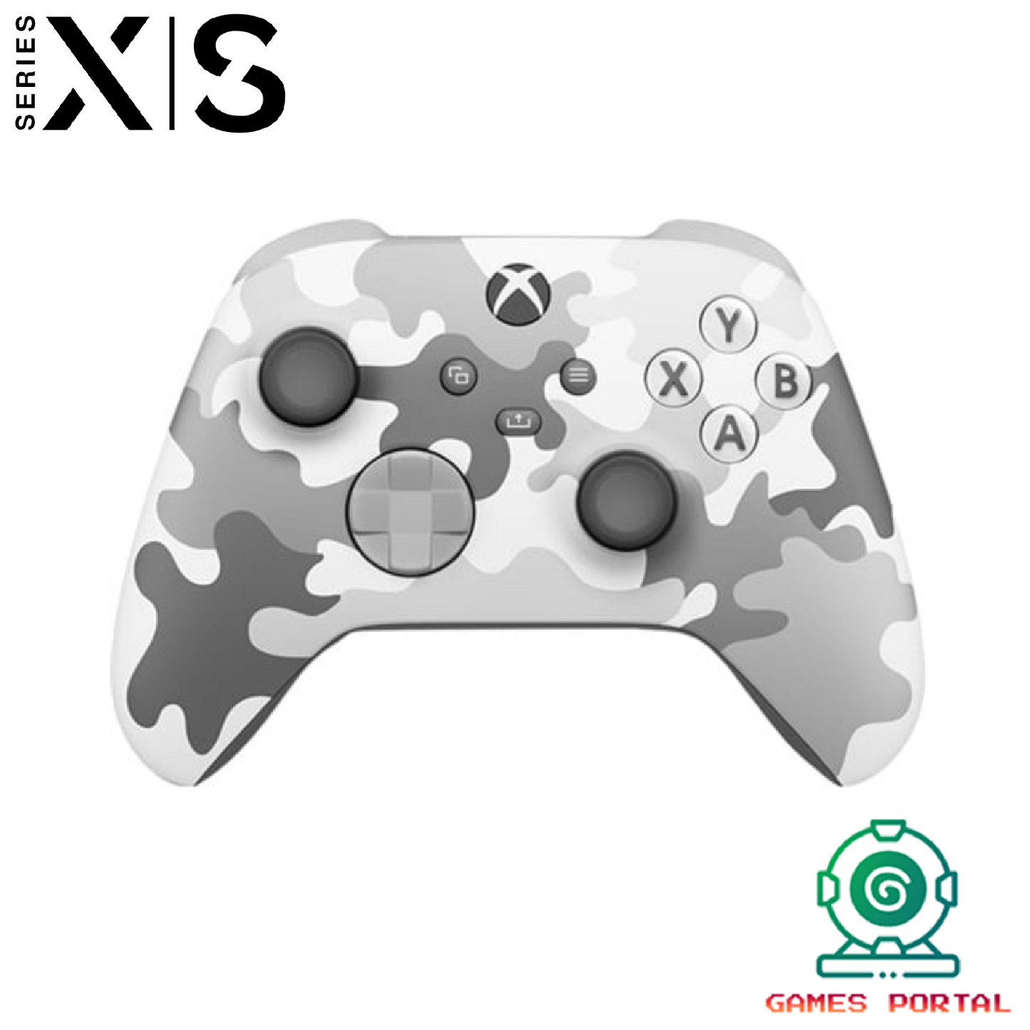 Microsoft Xbox Series X|S Wireless Controller (1914) – Genuine OEM – Arctic Camo