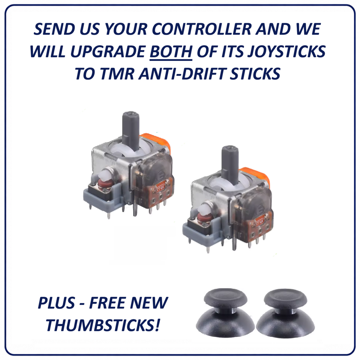 PS4 Controller Service - TMR Hall Effect Joysticks Upgrade / Stick Drift Repair