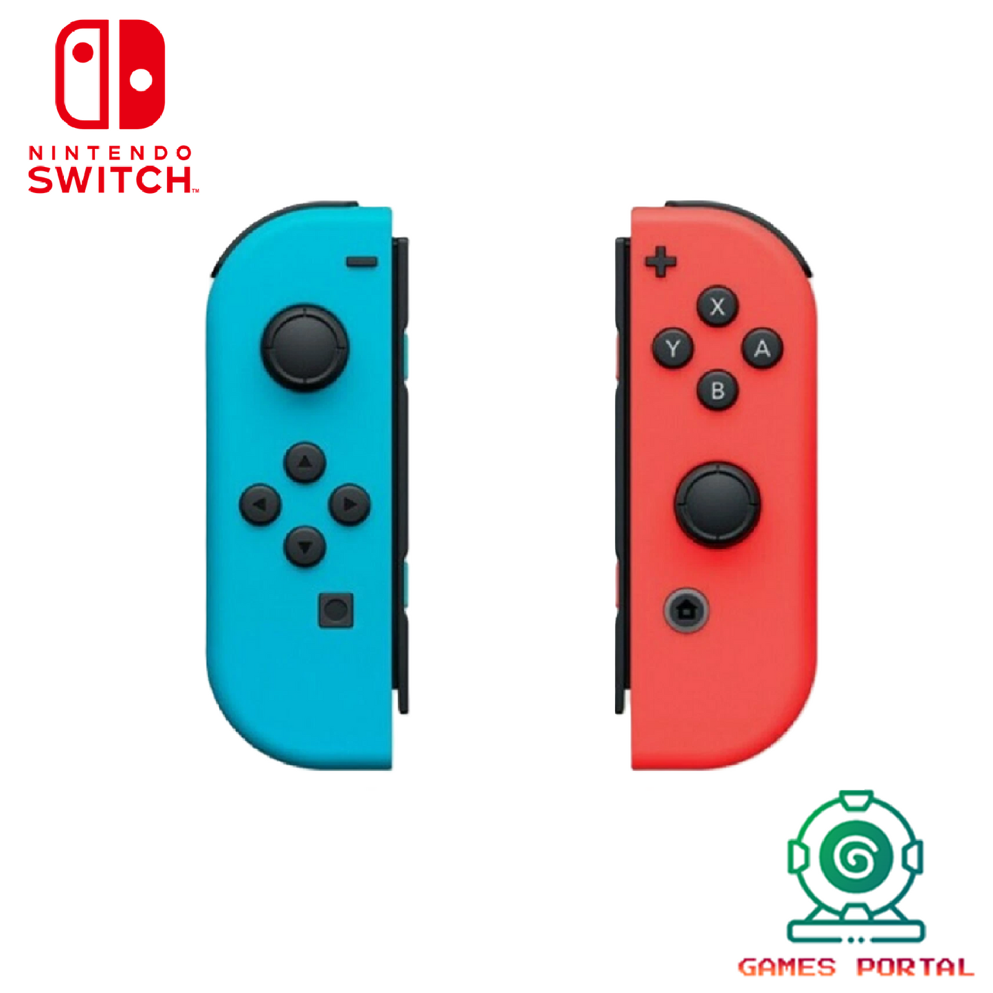 Nintendo Switch Official JoyCon Controllers Joy Con - Neon Blue / Red