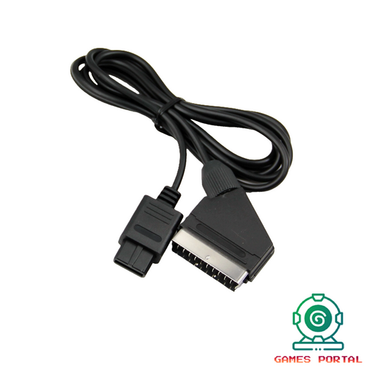 Nintendo 64 / N64 Console TV Scart Cable - NTSC - 1.8m - NEW