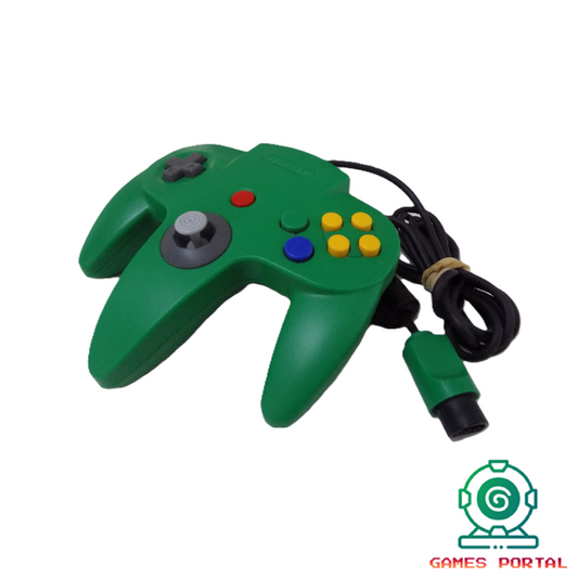 Nintendo 64 Official N64 Controller – Upgraded Hall Effect Analog Stick - Green