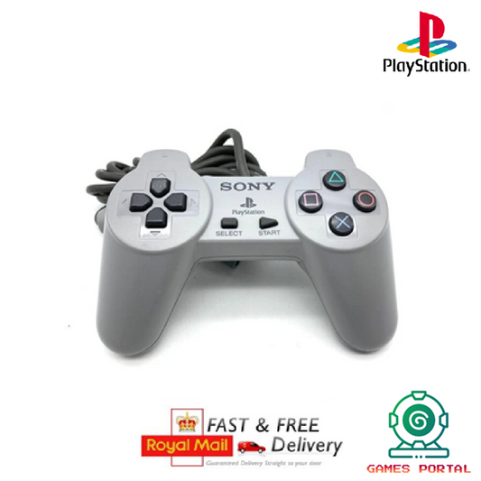 PlayStation / PS1 Official Genuine Sony Controller Grey (1080)