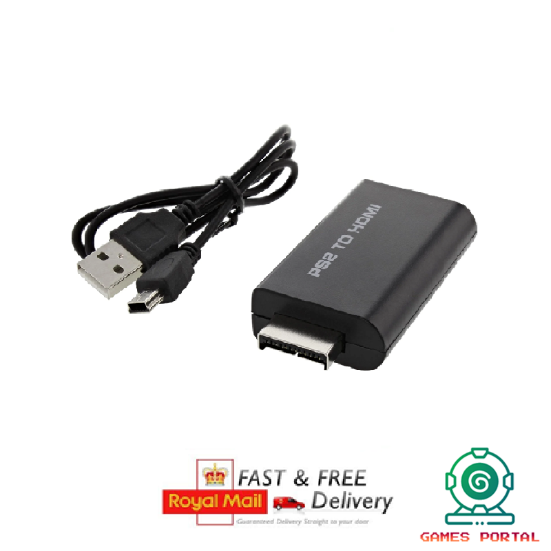 PlayStation 2 / PS2 Console HDMI TV Adapter / Converter - Plug & Play