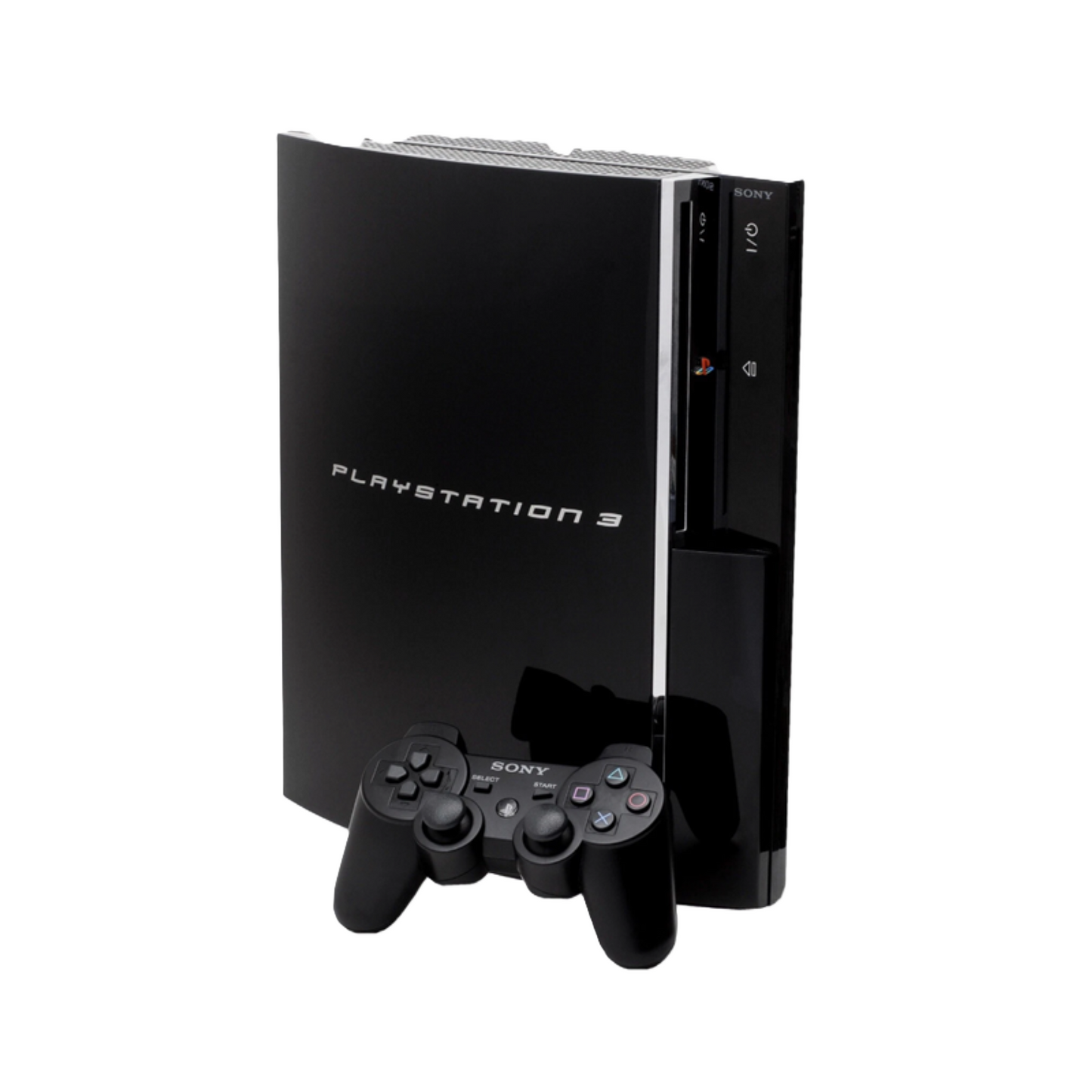 PlayStation 3 PS3 Console & 1 x Official Controller (60GB) - Serviced (Black)