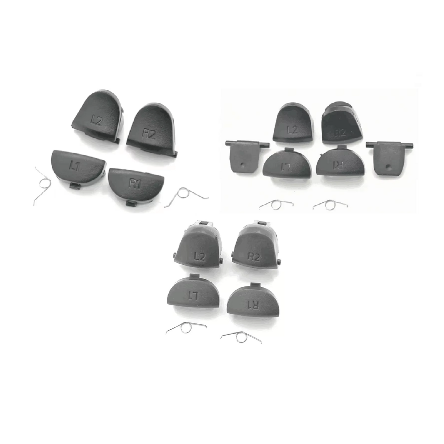 PS4 Controller Part - Buttons L1/L2/R1/R2 & Springs (All Versions)