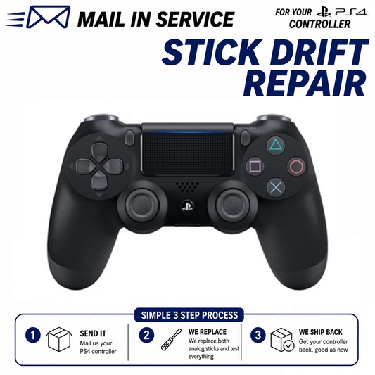 PS4 Controller Repair Service - Stick Drift Repair