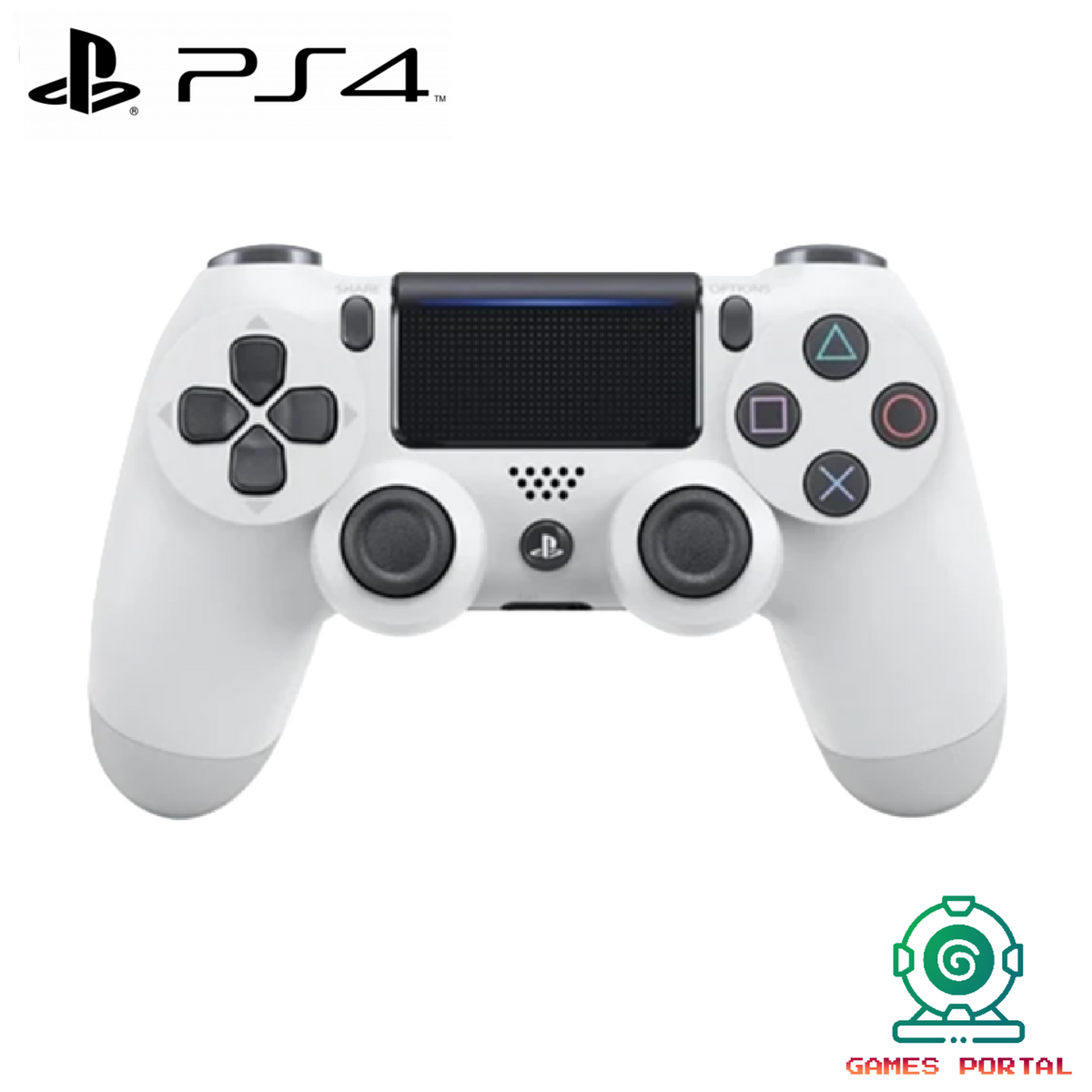 PS4 Official Sony DualShock 4 Wireless Controller V2 (White)