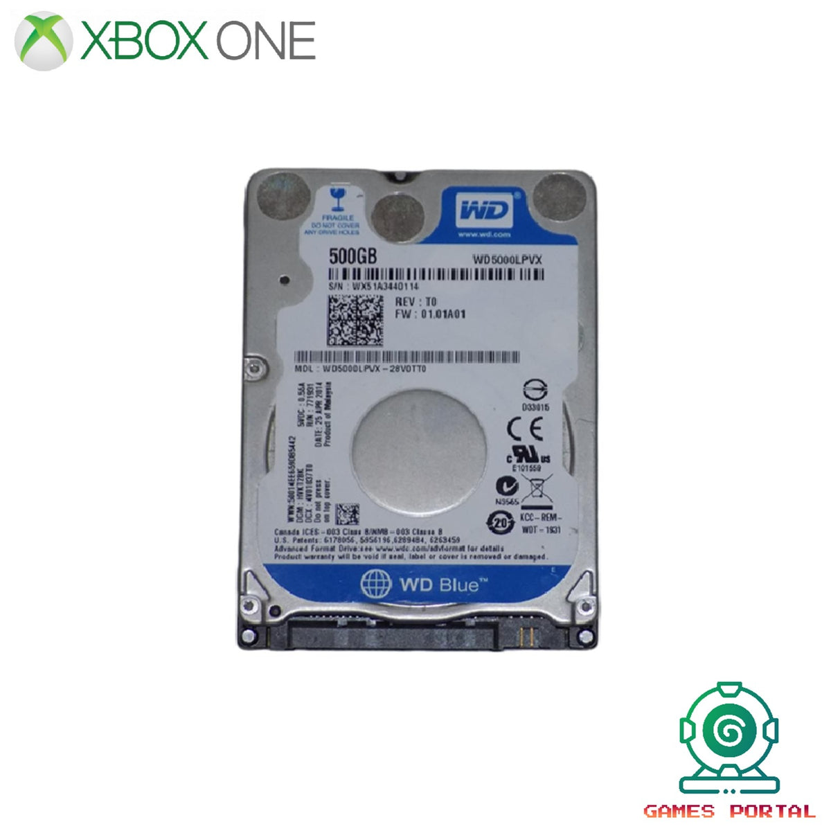 Xbox One / S / X Console Part - Hard Drive 500GB Internal HD