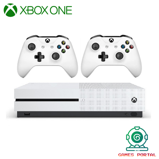 Microsoft Xbox One S 500GB Console - 2 x Official Controllers – Serviced