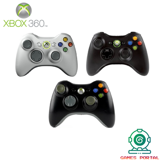 Xbox 360 Official Microsoft Controller - Wireless - Serviced - New Thumbsticks