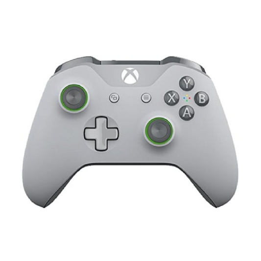 Xbox One S Official Genuine Wireless Controller - Grey / Green (1708)