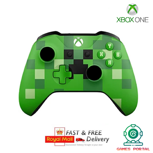 Xbox One S Official Microsoft Wireless Controller Minecraft Creeper (1708)