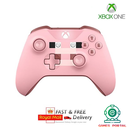 Xbox One S Official Microsoft Wireless Controller - Minecraft Pig (1708)