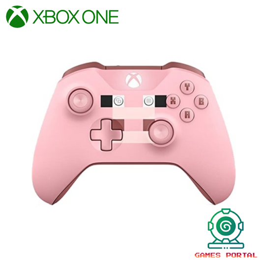 Xbox One S Official Microsoft Wireless Controller - Minecraft Pig (1708)
